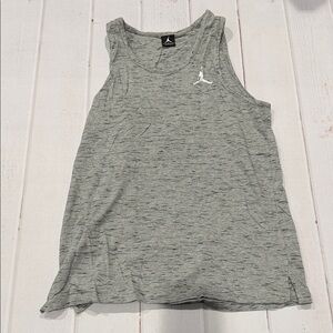 Nike Jordan Heather Gray Tank Top